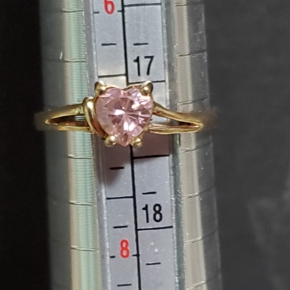 2 pink ice 10k gold sold together - Picture 6 of 8